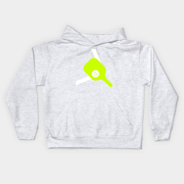 Pickleball Kids Hoodie by RowdyTees